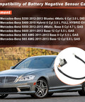Compatibility chart for Rig Ready Premium Battery Negative Sensor Cable For Mercedes Benz S350 S400 S550 S600 Cars Built For Dead Simple Plug Swap And Verified A2215420718 Match Specs.