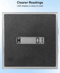 Hour Meter Replacement 925-06170B For Lawn Tractors And Zero Turn Mowers, LCD display showing 0.1