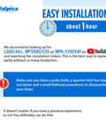 Infographic on easy installation for Dryer Drum Support Roller Belt Idler Pulley Repair Kit For Neptune Atlantis 3000 Series.