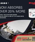 PowerClean X80 Heavy Duty Cloths And Wipes Jumbo Roll absorbing oil spill
