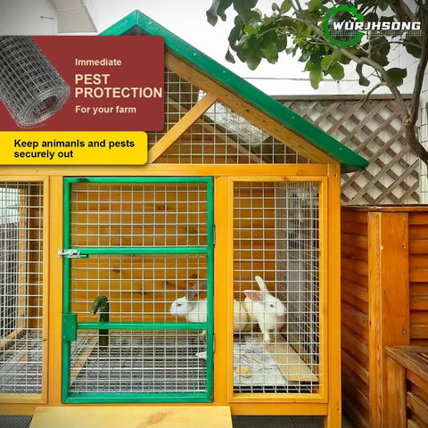 Heavy Duty 4 Inch By 10 Foot Wire Mesh Roll Built Tough Galvanized And PVC Vinyl Coated Hardware Cloth For Coop Fences
