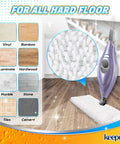 Illustration showing replacement steam mop pads for Shark Pocket Mops S3500 Series, microfiber for hard floors settings.