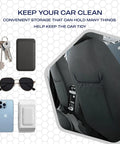 Memory Foam Car Seat Covers With Air Cool Mesh Thick Padding For Front Seats Cozy Breathable Leather Look Airbag Compatible