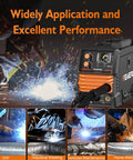 3 In 1 MIG Welder With Flux Core Lift TIG And Stick Welding 140A Portable 110V IGBT Inverter Synergic Control And LED Display