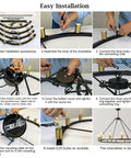 Easy installation guide for Black And Gold 9 Light Industrial Wagon Wheel Farmhouse Chandelier, Round Rustic Lighting Fixture.
