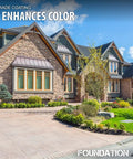 Water Based Acrylic Concrete Sealer And Paver Protector With Cure And Seal Formula Low Gloss Guard 5 Gallon Barrel applied to a driveway.