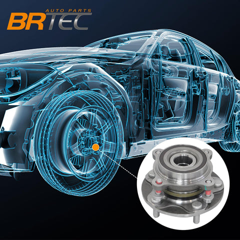 Front Wheel Hub And Bearing Assembly 950-002 For Toyota Land Cruiser Sequoia Tundra And Lexus LX570 2008-2015 4WD 5-Lug OE Replacement