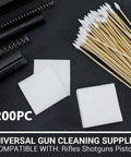 Must Have Gun Cleaning Kit With 1200 Pieces, 600 Lint Free Patches And 600 Pointed Swabs for Rifles Pistols Shotguns