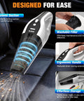 Powerful Cordless Handheld Vacuum For Car And Home With Brushless Motor And Beast Suction Rechargeable Portable Cleaner