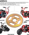 40T 6 Hole Rear Sprocket For 420 Chain High Speed Direct Fit For Coleman CT100U CC100X RB100 B100 Baja Doodle Bug DB30