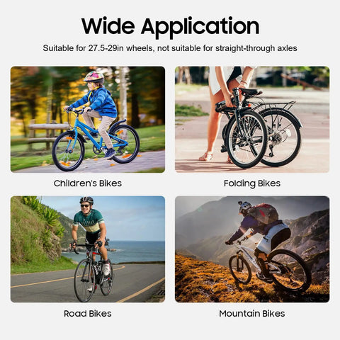 Portable Wheel Truing Stand For Bicycle And Bike Wheels With Spoke Wrench Precise Rim Alignment compatible with various bike types