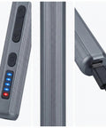 Compact Pen Shaped Cordless Electric Screwdriver Kit Packing 52 Magnetic Bits And Bright Led Lamp for charging with USB-C port.