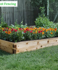 24 Pack Dope Decorative Garden Fence Barrier For Dogs And Rabbits, No Dig Arched Metal Border, installed around flower bed