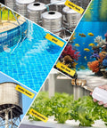Solid Two Pack Of 3/4 Inch Brass Float Valve With Auto Fill Mechanism For Pool And Pond Water Level Control Featuring Heavy Duty Adjustable Arm And Badass Durability That Goes Hard Without Rusting in various water settings including pool, tank, and hydroponics.