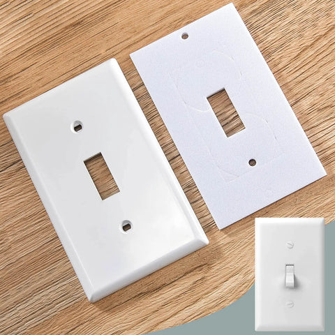 Universal Foam Outlet Insulation Pads And Draft Sealer Gaskets For Electrical Outlets And Light Switch Covers 30 Pcs White EVA Foam Cut To Fit 2.5 X 4 Inches DIY Friendly Lightweight Weatherproof Wall Seal