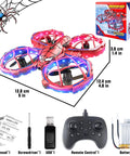 Mini Drone For Beginners With Easy Flight And LED Neon Lights RC Quadcopter With Auto Hover 3 Speed Modes 360 Degree Flips