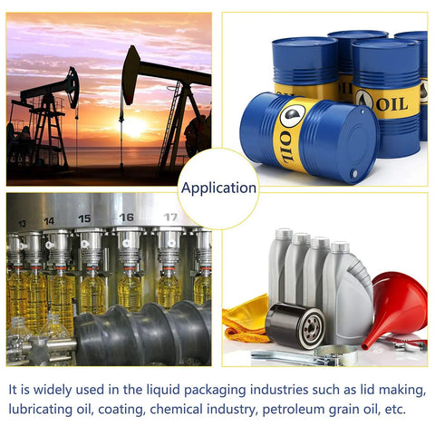 Heavy Duty Air Driven Oil Drum Crimper For 200 Liter Steel Barrels Sealing Tool used in packaging and industrial applications.