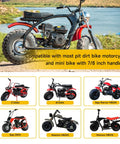 7/8 Inch Twist Throttle Cable Handle Kit installed on mini bike by river with multiple mini bike models shown.