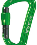 Photon Lock Green Locking Carabiner With Screw Lock, Aluminum I-Beam Construction For Beefy Yet Lightweight Climbing Gear, Easy Clip
