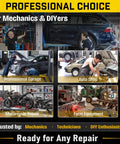 1300W Magnetic Induction Heating Kit With Swappable Coils For Torch Free Removal Of Blasted Rusted Bolts Seized Bearings And Thread Locked Fasteners Built Tough For Weekend Mechanic Crews in a professional garage setting.