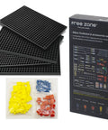 68 Piece Large Pegboard Tool Organizer Set for Tool Chest, Cart, Cabinet, and Workbench Storage Black Includes Sockets, Wrenches
