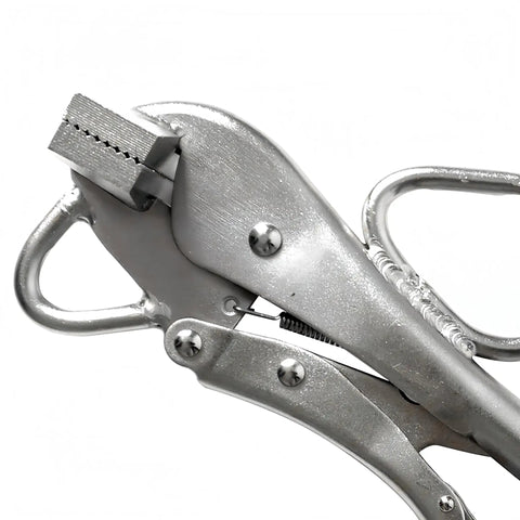Heavy Duty Locking Pliers For Sheet Metal And Welding Duckbill Style With Large Pull Tabs High Carbon Steel Construction
