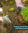 Using Three Piece Garden Tool Set With Wooden Handles Stainless Steel Trowel Weeding Fork And Digging Shovel For Planting Aeration