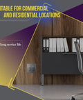 Decorator Receptacle With Kid Safe Tamper Resistant Design Self Grounding 15A 125V Wall Outlet in office setting