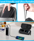 Beefy Rugged Hard Travel Case for Anker Prime 26250mAh 300W Portable Charger A110A Case Only Black Shockproof Shell shown.