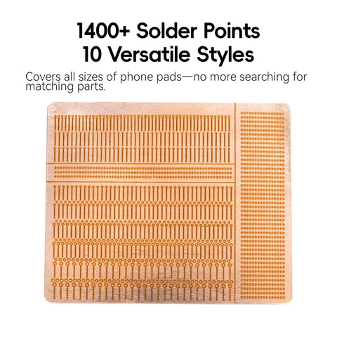 IC Chip Solder Pads And Jumpwire Kit For Microsoldering And Phone Repair 1440 Dots To Rebridge Wires Refurbish Circuit Boards