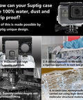 Waterproof Dive Case For GoPro Hero 7 Black, Hero 6, Hero 5 And 2018 Action Cameras, manufacturing process details