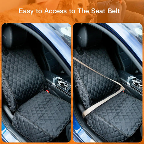 Waterproof Front Seat Car Cover 2 Pack With Side Flaps Nonslip Scratchproof Captain Chair Seat Protector For Cars Trucks SUVs Jeep
