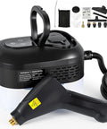Powerful 1500W Portable Steam Cleaner With 1.2L Tank, 266F High Temperature Pressurized Steamer, spray gun and accessories
