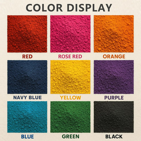 Hella Vivid 9 Color Wood Dye Powder Bundle Super Fast Dry Pigment For Furniture Flip Indoor Outdoor waterproof colors display