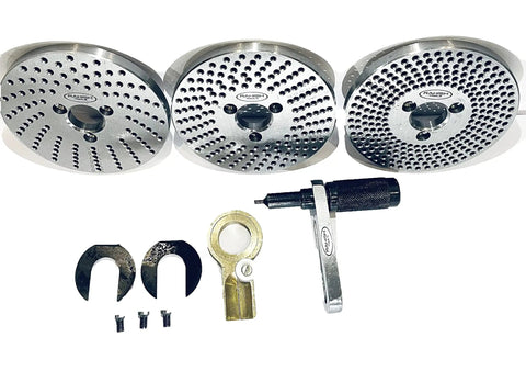 Steel dividing plates and components of 3 Slot 6 Inch Rotary Table With Double Bolt Tailstock And Steel Dividing Plates Set For Milling Machines.