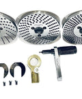 Steel dividing plates and accessories for 6 Inch Rotary Table With 3 Slots And Steel Dividing Plates, Operation Manual Included