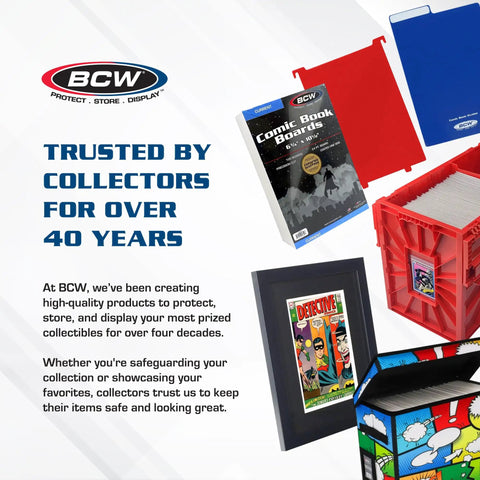 Heavy Duty Comic Bin Holds 150 Graphic Novels Stackable Collector Storage Box With Divider Partition To Safeguard Grail Stacks And Keep Your Haul Feeling Fresh