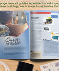 Hands On Green Energy STEM Kit For Kids And Classrooms Build An Energy Efficient Model Home With Solar Panel LEDs Sensors Explore Clean Energy Sustainable Living And Real World Green Architecture Lessons manual pages