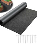 10 By 2 Ft Recycled Felt Mulch Mat Roll For Landscaping Garden Pathways And Weed Barrier Eco Friendly Durable Reusable Fabric Walkway Mat With 10 Stakes For Plants Vegetables And Flowers Outdoor
