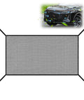 Top Rated Heavy Duty Grille Mesh Guard For Tesla Cybertruck 2024 Plus Radiator Cover, tear proof polyester mesh, ready to install.