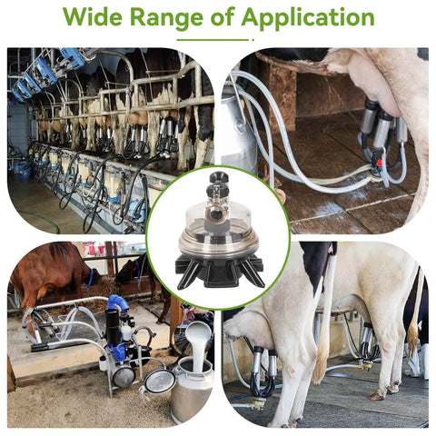 Cow Milking Claw 150ml Milk Collector Container Replacement Part Plastic Farm Tool For Mobile Trolley Or Milking System setup