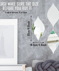 15 Pack Teardrop Mirror Wall Decals With Wavy Acrylic Finish Removable 3D DIY Art for Living Room Bathroom Home Decor 11.8 x 6.6 Inch Teardrop Silver Set on Wall