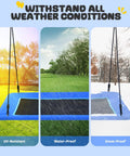 60 Inch Rectangle Tree Swing With 700 Pound Capacity Open Flat Platform Heavy Duty Waterproof For Kids And Grownups in UV, rain, snow conditions