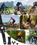 Hollow Integrated 170mm 104 BCD Mountain Bike Crankset with Narrow-Wide 30T-42T Chainring Aluminum Alloy, includes bottom bracket bolts