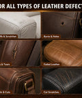 Top Shelf Brown Leather Repair Kit For Couches Car Seats And Furniture Featuring No Sweat Diy Instructions for scuffs, holes, and rips.