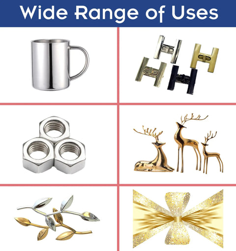 Wide range of uses of metal glue for small repairs DIY ready quick dry waterproof bonding for metals and other materials.