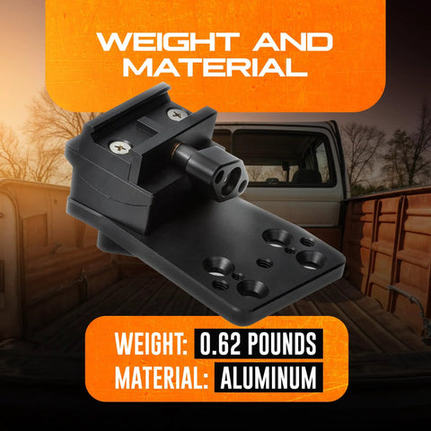 Reaper Rail Upper Assembly Picatinny Mount With 11 Degree Adjustable Cant, aluminum, weight 0.62 pounds