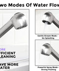 Brushed Nickel RV Kitchen Faucet With Pull Out Sprayer And 360 Degree Swivel Single Lever One Hole Installation Stainless Steel