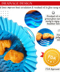 3-Pack Silicone Air Fryer Liners 8.5 Inch For 4 To 8 Qt No Mess Easy Cleanup Reusable Basket Inserts Heat Resistant Trays