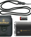 Flag Lock Golf Rangefinder With True Golf Range Distances, Pin Lock On Hazards, black case, battery, and strap included